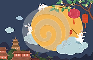 Mid-Autumn Festival illustration