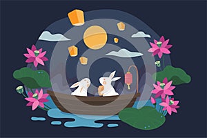 Mid-Autumn Festival illustration