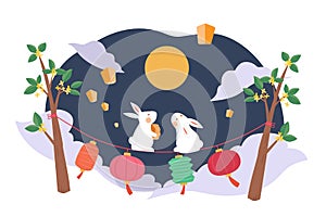 Mid-Autumn Festival illustration