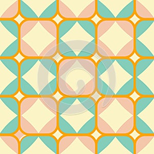 Mid Century retro vintage Pattern 70s