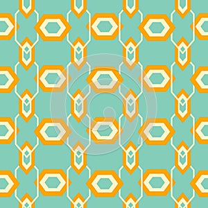 Mid Century retro vintage Pattern 70s