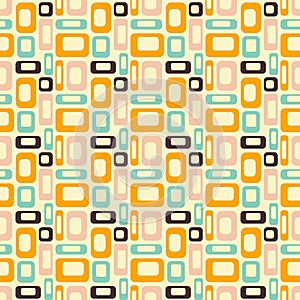 Mid Century retro vintage Pattern 70s