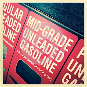 Mid-grade unleaded gasoline