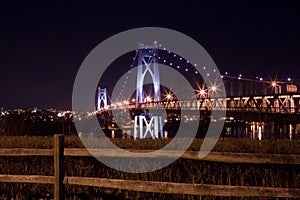 Mid Hudson Bridge at Night