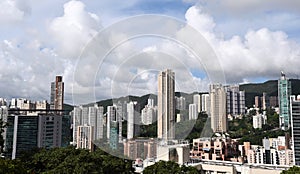 Mid Levels, affluent residential area in Hong Kong