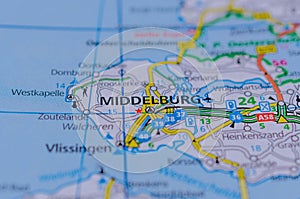 Middelburg on map