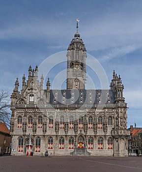 Middelburg Town Hal 1452, Zeeland, the Netherlands