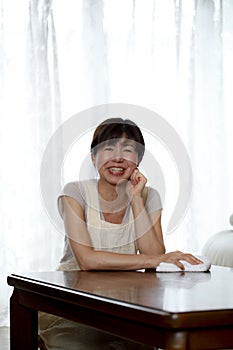 Middle-aged Asian woman