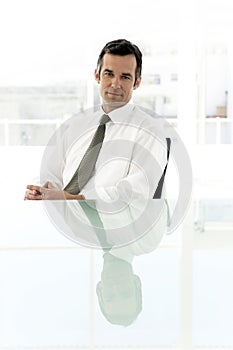 Middle-aged businessman