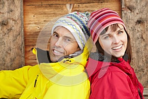 Middle Aged Couple Dressed For Cold Weather