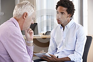 Middle Aged Man Having Counselling Session