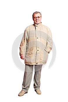 Middle-aged smiling man