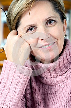 Middle-aged woman