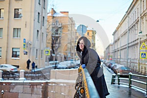 Middle aged woman in St. Petersburg