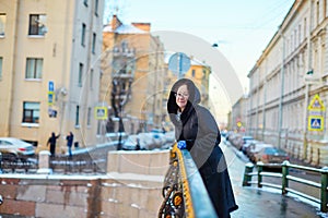 Middle aged woman in St. Petersburg