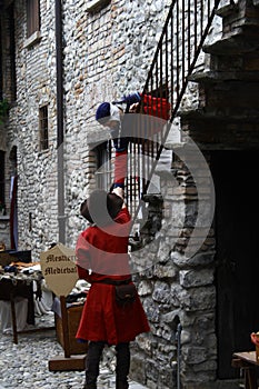 The Middle Ages in Erba medieval market - district of Villincino Sunday, May 13, 2018