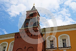 The Middle Arsenal Tower Srednaya Arsenalnaya in Moscow Kremlin , Russia