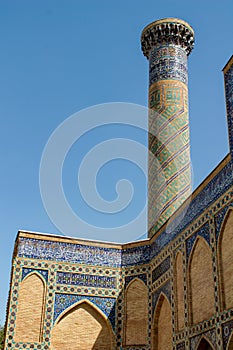 Middle Asia city architecture in Bukhara and Samarqand, Uzbekistan