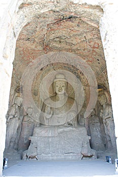 Middle Binyang Cave in the Longmen Groottoes