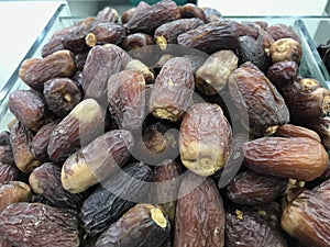 Middle east famous famous fruits dates brown