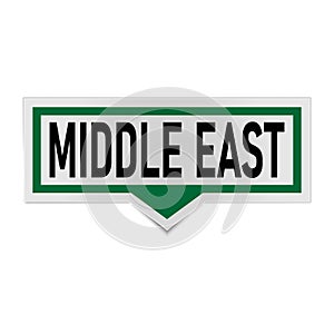 Middle East Modern Design Speech Bubble background for education or thanksgiving day.