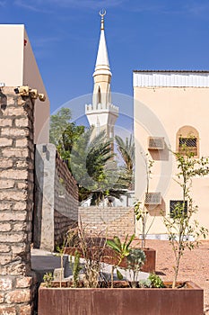 A minaret in old town Al-Ula photo
