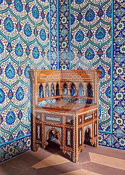 Middle Eastern Corner Chair, Sledmere House, Yorkshire,