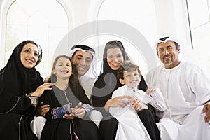 A Middle Eastern family