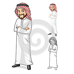 Middle Eastern Man with Folded Arms