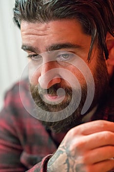 Bearded Middle Eastern guy