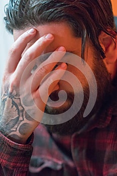 Bearded Middle Eastern guy