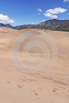 In the middle of the Great Sand Dunes