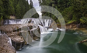 Middle Lewis River Falls