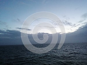 Middle of the ocean Ferry