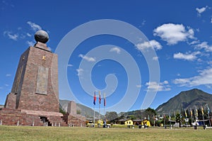 Middle of the world monument in Quito,