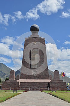 Middle of the world monument in Quito,