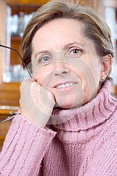 Middleaged woman