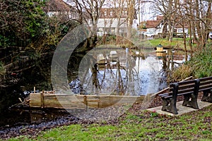 Middleton-on-Sea Pond and Village Green - Bognor Regis, West Sussex, England
