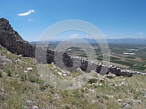 Midea, view to South-West, Argolis, Greece