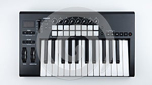 Midi controller keyboard, pads nobs and keys