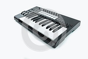 Midi controller keyboard, pads nobs and keys