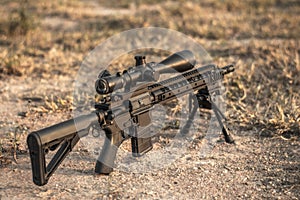 Midlenght rifle ar15 photo
