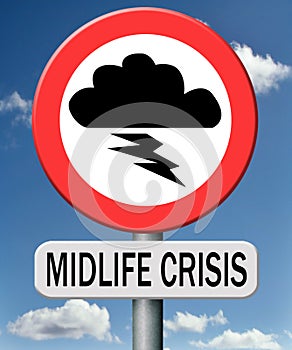 Midlife crisis mental depression