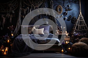 Midnight Blue Haunting: Sophisticated Spooky Soiree