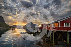 Midnight in Reine