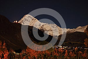 Midnight in Stepantsminda (Kazbegi)