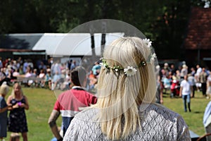 Midsommar celebration in sweden