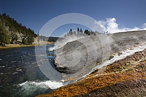 Midway geyser basin photo