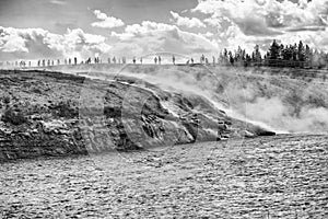 Midway Geyser Basin Trail, Yellowstone National Park photo