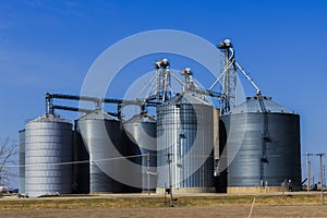 Midwest USA Grain Bin Storage